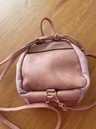 Mochila bolso bordada flores