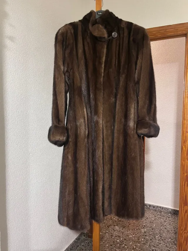 Abrigo largo marrón