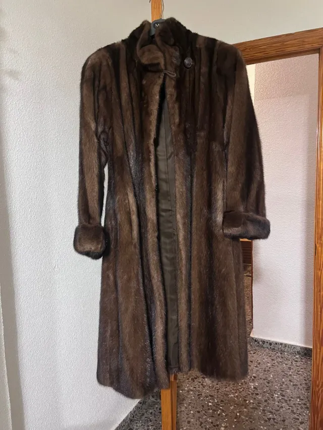 Abrigo largo marrón