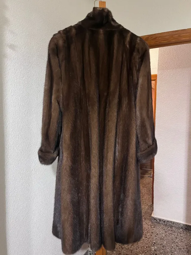 Abrigo largo marrón