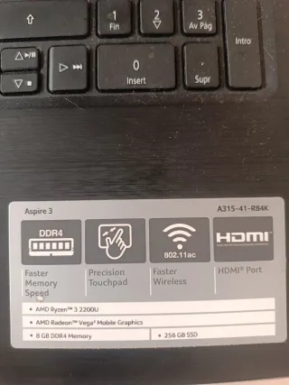 Portatile Acer Aspire A315 Nero