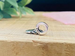 Charm Corazón Bandera Argentina - Plata