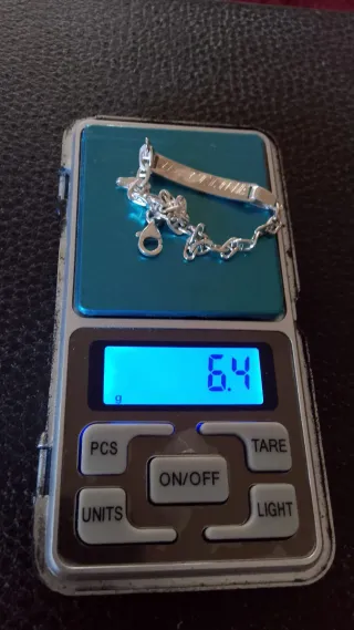 Pulsera esclava plata