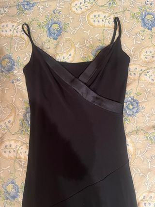 Vestido fiesta corto negro