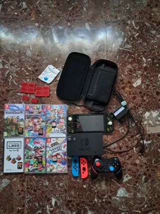 Nintendo Switch V1 + 14 Giochi + Accessori