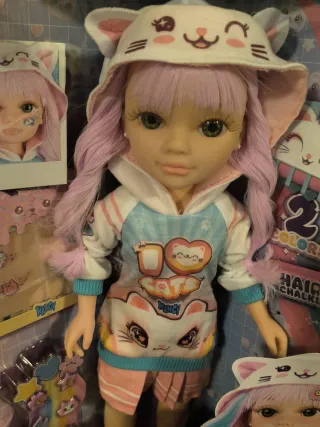 Nancy Catwaii Muñeca con Accesorios