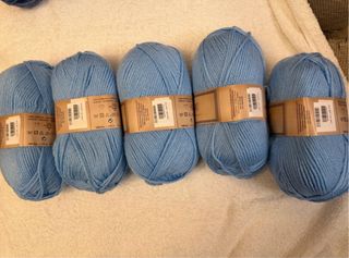 Pack 5 Lanas Albéniz Azul