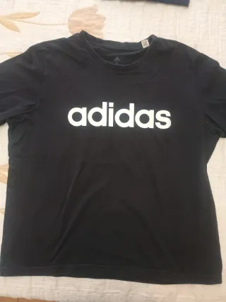 Camiseta Adidas Hombre Talla L Negra
