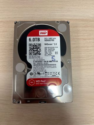 Disco Duro WD 6TB NAS WD60EFRX
