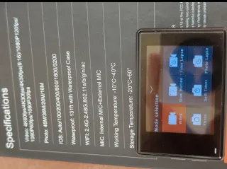 Apexcam M80 Action Cam 4K 60FPS WiFi Impermeabile