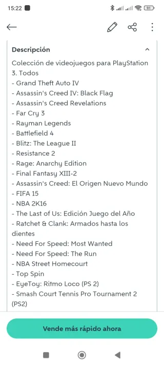 Lote Juegos PS2 y PS3