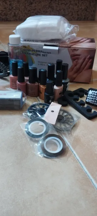 Set Uñas Semipermanentes Completo