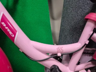 Bicicleta niña 16 B-pro rosa con cesta