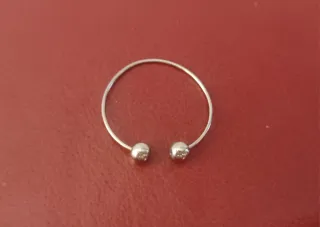 Orecchino o anello per corpo, cerchio aperto