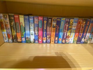 Lote VHS Disney Clásicos (Español)50 películas