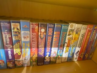 Lote VHS Disney Clásicos (Español)50 películas