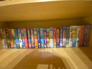 Lote VHS Disney Clásicos (Español)50 películas