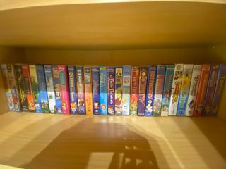 Lote VHS Disney Clásicos (Español)50 películas