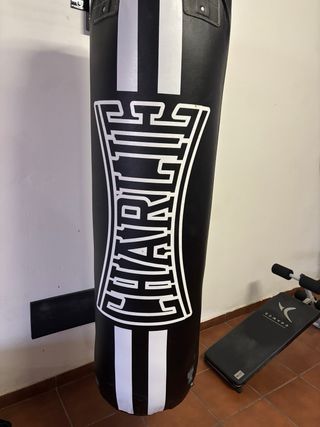 Saco Boxeo Charlie Negro 150x45cm