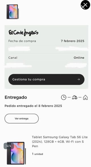 Samsung Galaxy Tab S6 Lite 2024