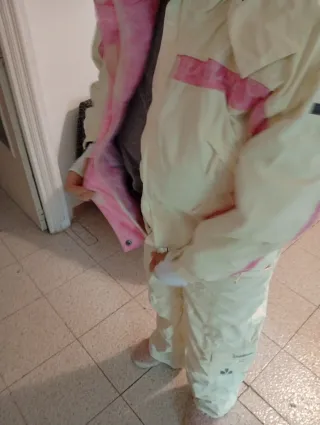 Oferta diciembre Traje de nieve snowboarder beige