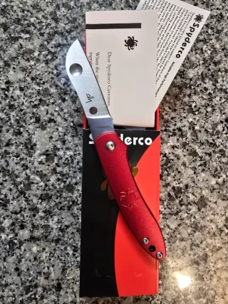 Canivete Spyderco Novo Vermelho