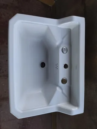 Lavabo Roca Vintage Porcelana Blanco