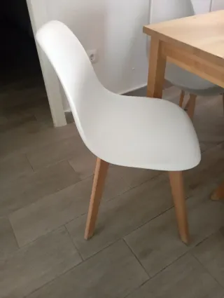 6 Sillas Nórdicas Verdes,gris y blanco.