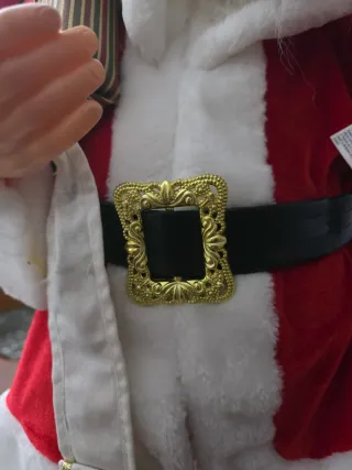 Babbo Natale con lista e regalo