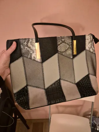 Bolso grande patchwork