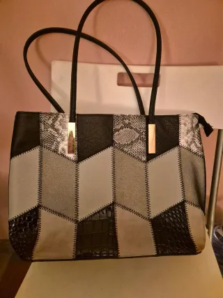 Bolso grande patchwork