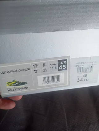 Zapatillas Joma Negras y Verdes