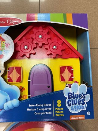 2 Juegos Melissa & Doug Blue's Clues Madera