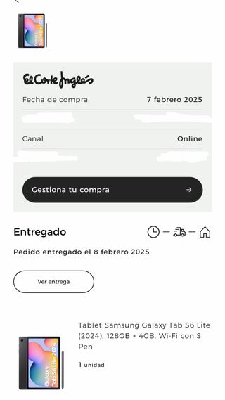 Samsung Galaxy Tab S6 Lite 2024 con S Pen
