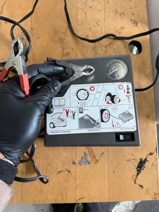 Compresor de aire y arrancador de coche