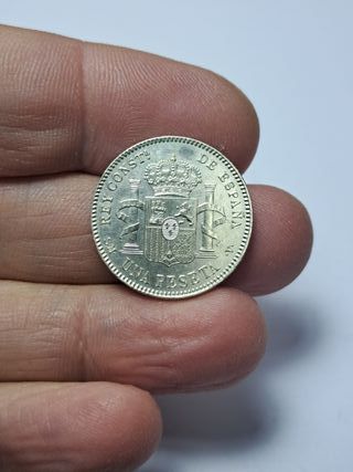 ALFONSO XIII 1 PESETA PLATA 1900 *19*00 BELLA E895