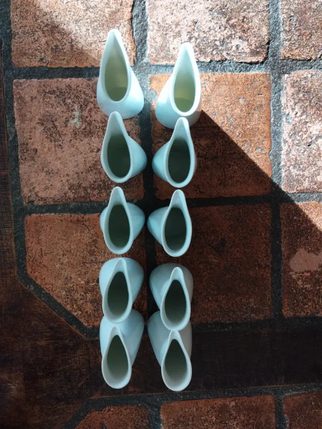 Jarras Lechera Porvasal Ola "Porcelana" 10/u