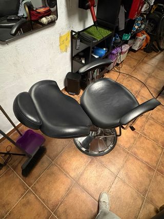 sillón de barbería