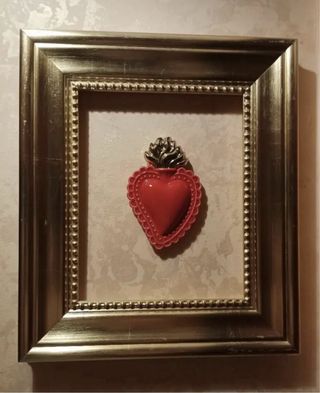 Corazón de cerámica hecho a mano Montemagi