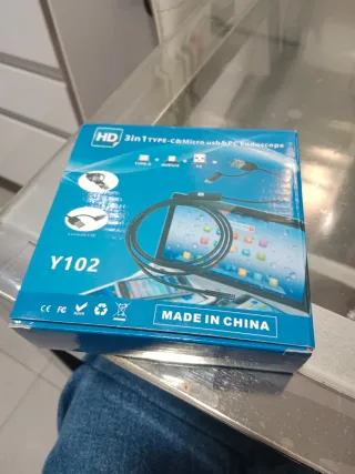 Endoscopio HD 3 en 1 USB Tipo C Micro USB