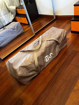 Cuna de viaje doble altura con colchón