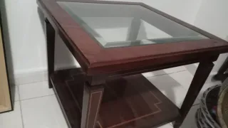 Cómoda antigua cajones + mesa centro