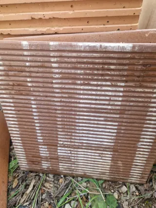 Baldosa cerámica rojiza 24.5x24.5 cm