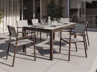 Mesa Jardín Extensible 180-240