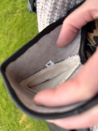 Guantes de piel con pelo natural