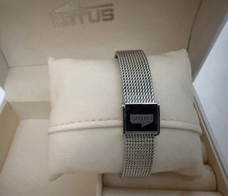 Reloj Lotus Mujer Negro y Plateado