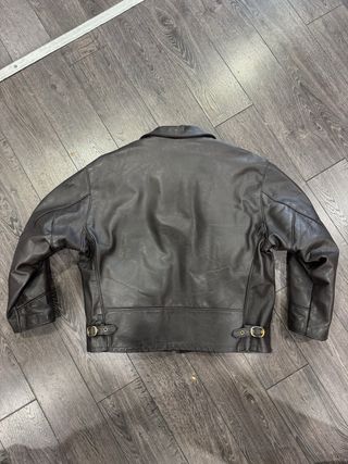 VINTAGE SCHOTT 693 Leather Jacket Steerhide Sz 50