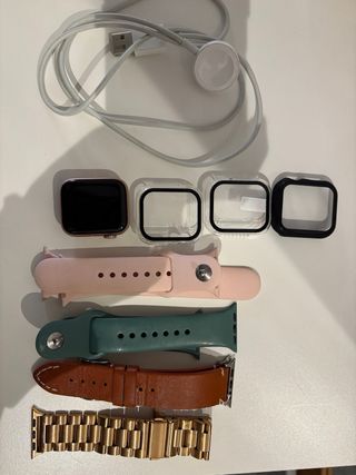Apple Watch SE 40mm Oro/Rosa + Accesorios