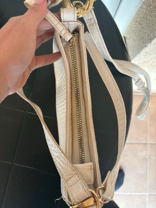 Bolso Blanco Cadena Dorada