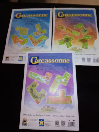 Carcassonne: Maravillas de la Humanidad I, II,III